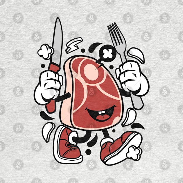 Meat Cartoon Style by p308nx